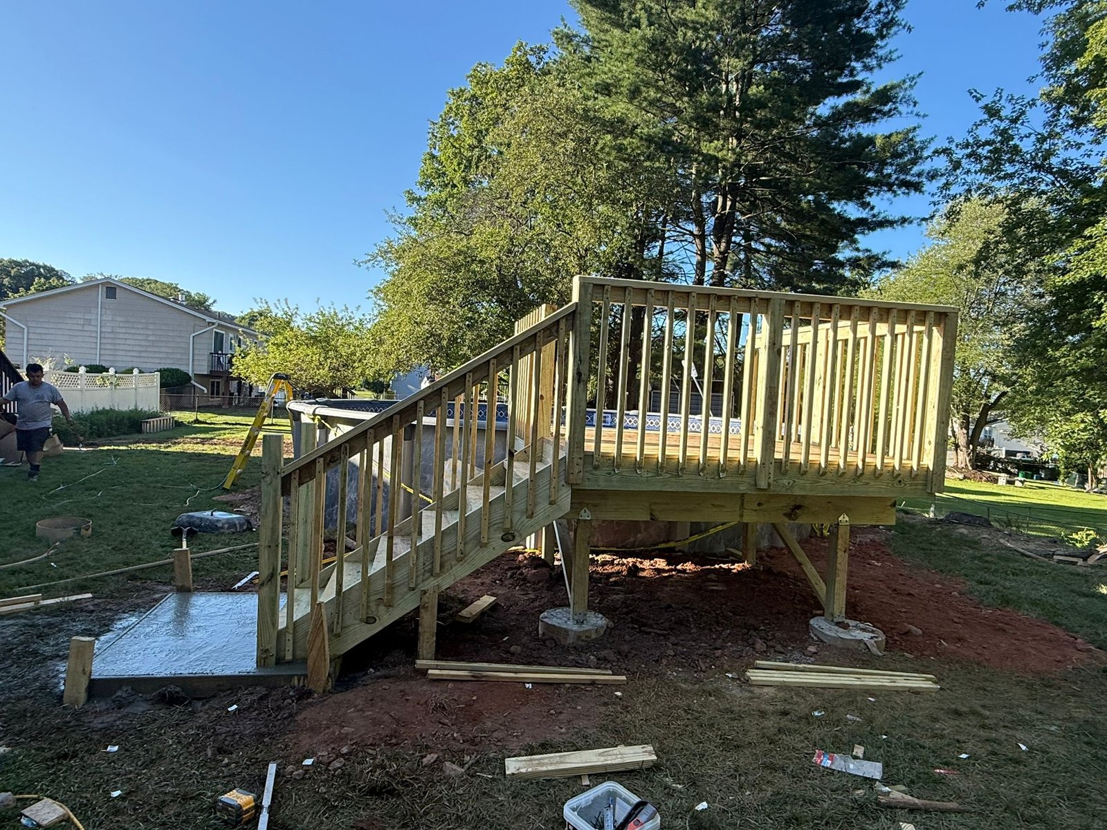 Pool Deck In Progress